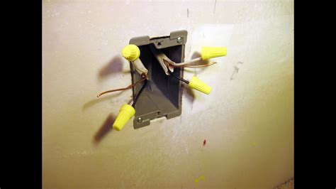 drywall junction box|electrical box for existing drywall.